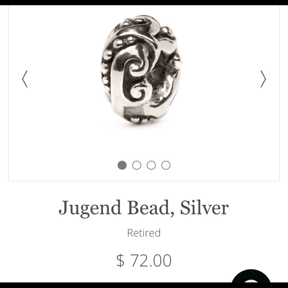 Trollbead “Jugend”Sterling Silver